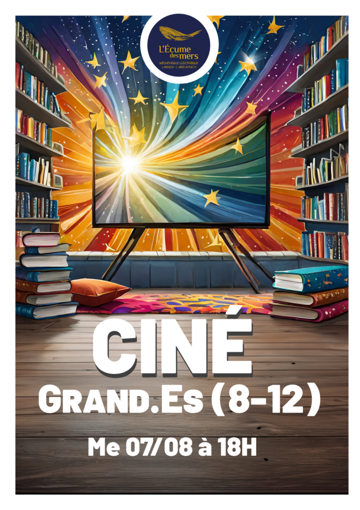 Ciné des grand.es à la médiathèque. Pour les 8-12 ans.